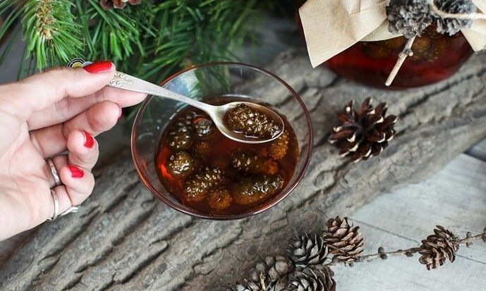 Pinu-begietan oinarritutako tintura etxean osteokondrosi zerbikalaren tratamendurako