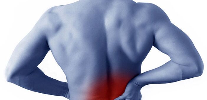 mina lumbar eskualdean